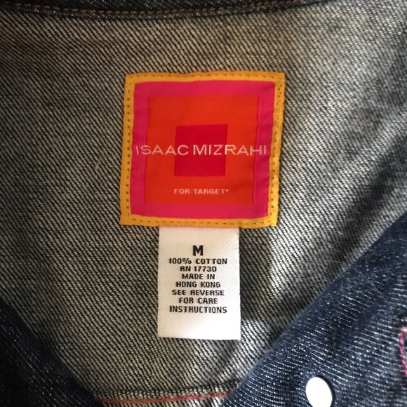 Isaac Mizrahi Denim Jacket Size M - Picture 3 of 4